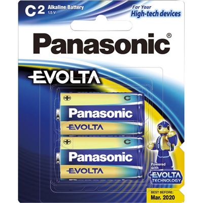 Panasonic Evolta C 2 Pack (LR14EG/2B)