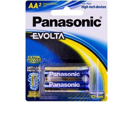 Panasonic Evolta Batteries AA 2 Pack (LR6EG/2B)