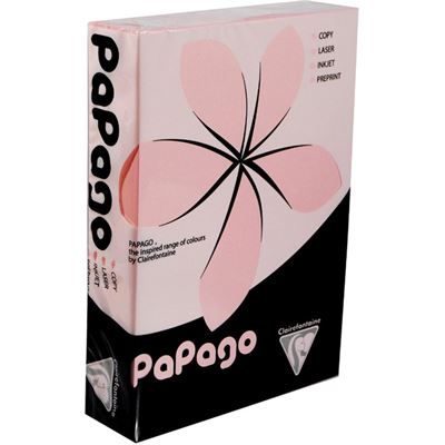 Papago Tinted Pink 21201 80GSM A4 210x297mm 500 (PAPAGO PINK 21201)