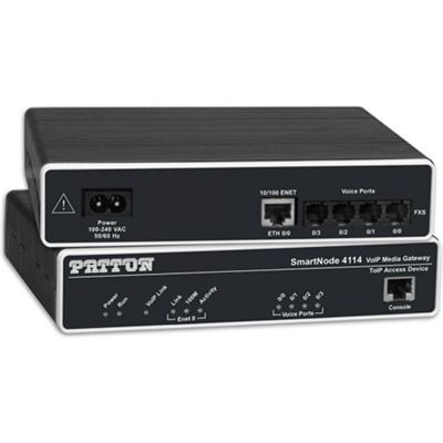Patton SmartNode 4114 Analog VoIP Gateway 4-FXS ports (SN4114/JS/EUI)
