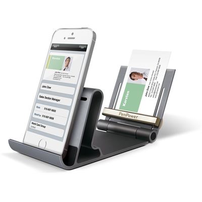 PenPower Smartphone Stand with Business Card Management (SWMOPK01EN)
