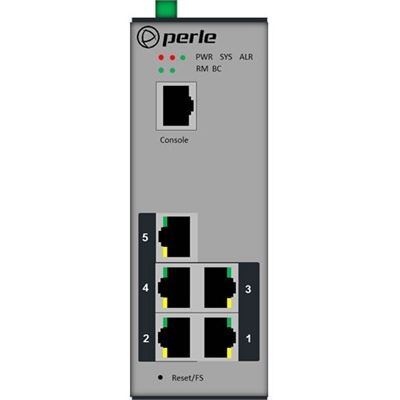 Perle IDS-205 - INDUSTRIAL MANAGED ETHERNET SWITCH - 5 (07013250)