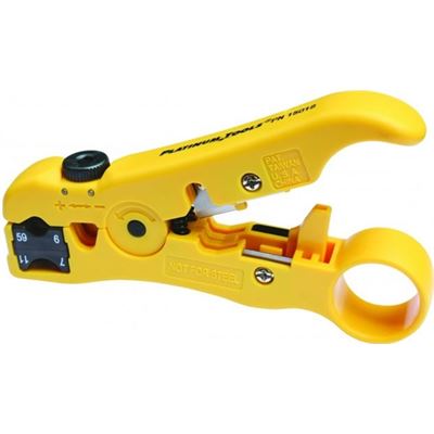 Platinum Tools All-In-One Stripping Tool. Coax, Cat5e/6 data (15018)