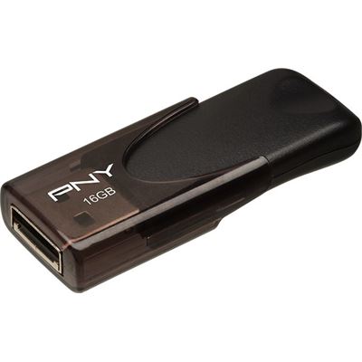 PNY Attach 4 16GB USB 2.0 Flash Drive (P-FD16GATT4-GE)