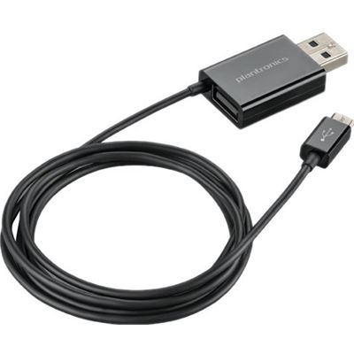 Poly SPARE CABLE ASSY STD-A PLUG TO MICRO USB B BLACK (201885-01)