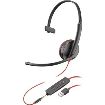 Poly Blackwire C3210 Mono USB-A UC Headset (209744-101)