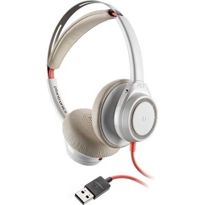 Poly Blackwire 7225 USB-A Corded Stereo Headset - White (211154-01)