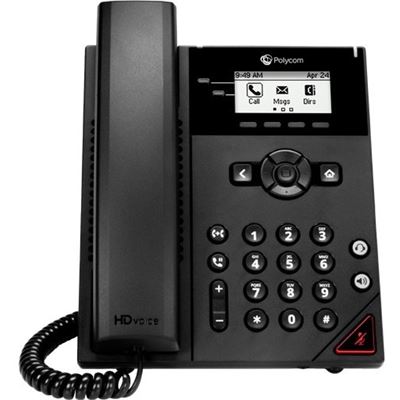 Poly VVX 150 2-Line Desktop Business IP Phone PoE (2200-48810-025)