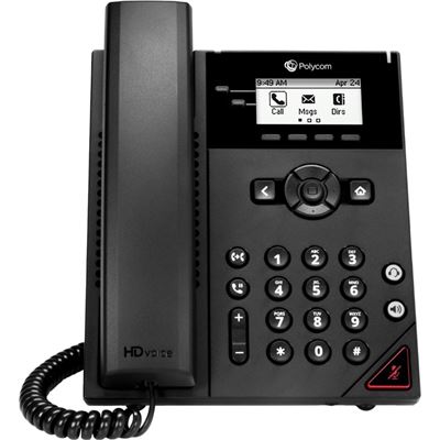 Poly COM VVX 150 DESKTOP BUSINESS IP PHONE 2-LINE (2200-48812-125)