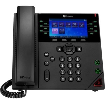 Poly COM VVX 450 DESKTOP PHONE, WITH DUAL (2200-48842-025)