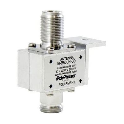 PolyPhaser IS-B50LN-C0 10MHz - 1GHz Coaxial RF Surge (IS-B50LN-C0)