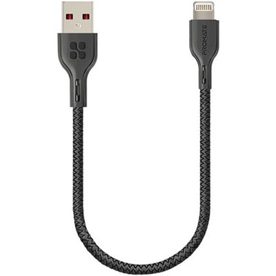 Promate 25mm USB to Lightning Connector Cable (POWERBEAM-25I.BL)