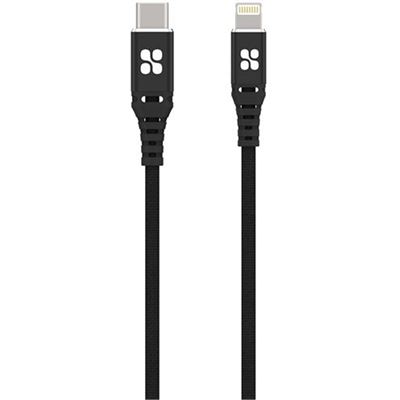 Promate 1.2m MFi USB-C to Apple Lightning Connector (POWERCORD.BLK)