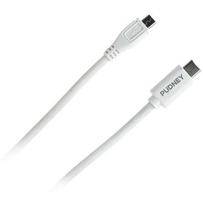 Pudney and Lee USB C PLUG TO MICRO USB PLUG 2 METRE WHITE (P1129)