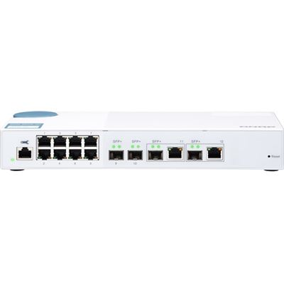 Qnap 12 PORT WEB MANAGED SWITCH, SHARED 10GbE (QSW-M408-2C)