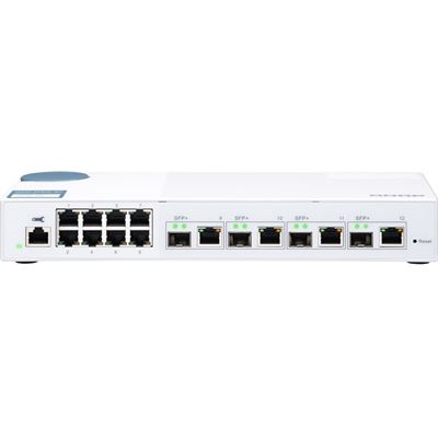 Qnap 12 PORT WEB MANAGED SWITCH, SHARED 10GbE (QSW-M408-4C)