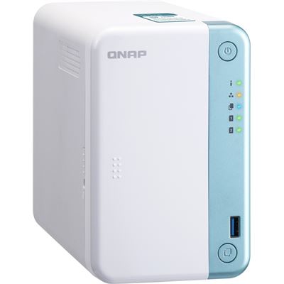 Qnap TS-251D-2G NAS, 2BAY (NO DISK), CEL-J4005, 2GB, USB (TS-251D-2G)