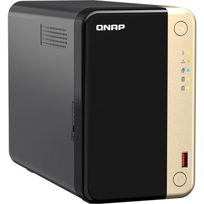 Qnap 2-BAY NAS(NO DISK) CELERON QC 2.9GHz, 8GB, 2.5GbE(2) (TS-264-8G)