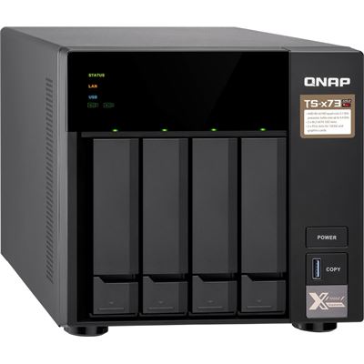 Qnap TS-473-4G,4 BAY NAS (NO DISK),m.2 SSD SLOT(2),4GB,RX (TS-473-4G)