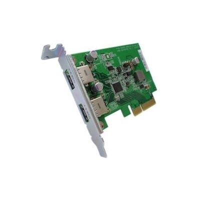 Qnap DUAL-PORT USB 3.1 TYPE-A GEN 2 PCIe CARD, FOR QTS (USB-U31A2P01)