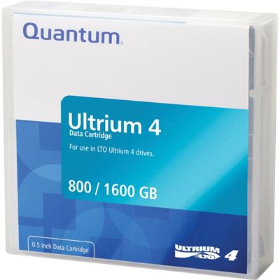 Quantum LTO4 800GB/1.6TB Tape Cartridge (MR-L4MQN-01)