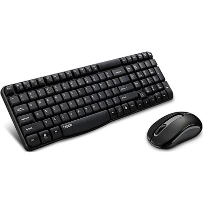 Rapoo X1800S wireless multimedia keyboard and mouse black (X1800S)