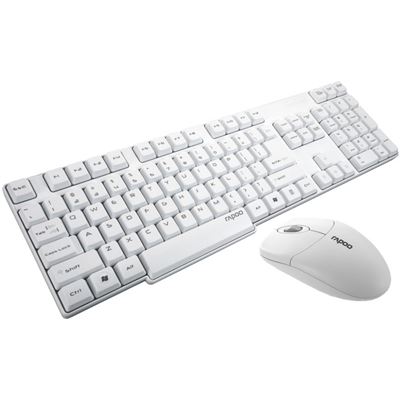 Rapoo X1800S wireless multimedia keyboard and mouse white (X1800SWH)
