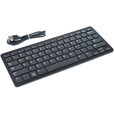 Raspberry Pi SC0197 US Layout Official Grey / Black Keyboard (SC0197)