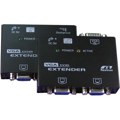 Rextron Video Extender. Allows VGA signal to be extended (EV214 BK)