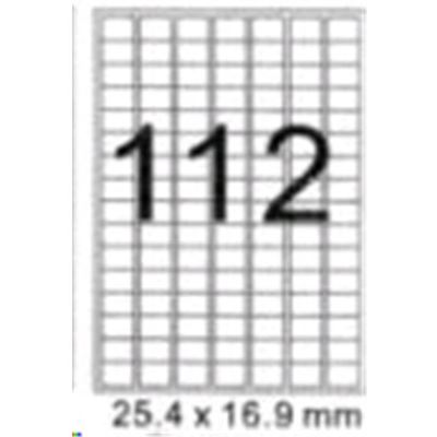 Rexy R4211 Laser/Inkjet Labels - 112 Labels per sheet (100 (R4211)
