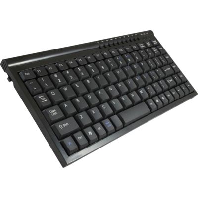 Rock Mini Keyboard USB & PS2 Black (KB-MINIUP)
