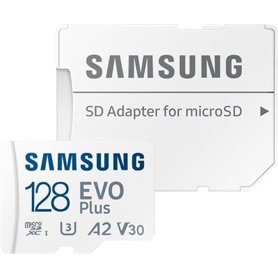 Samsung Micro SD Card 128GB EVO PLUS/w Adapter up to (MB-MC128KA/APC)