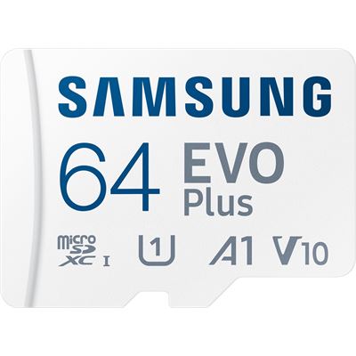 Samsung Micro SD Card 64GB EVO PLUS/w Adapter up to (MB-MC64KA/APC)