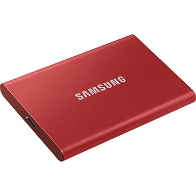 Samsung Portable SSD T7, 1TB, Metallic Red, USB3.2 (MU-PC1T0R/WW)