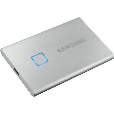 Samsung Portable SSD T7 Touch, 2TB, Silver, USB3.2 (MU-PC2T0S/WW)