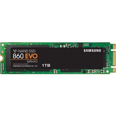 Samsung 1TB SAMSUNG 860 EVO SERIES SSD V-NAND M.2 (MZ-N6E1T0BW)