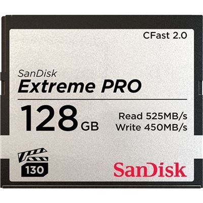 Sandisk EXTREME PRO CFAST 2.0, CFSP 128GB, VPG130 (SDCFSP-128G-G46D)