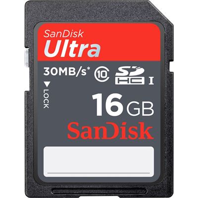Sandisk Ultra Series SDHC 16GB up tp 40MB/s SD Card (SDSDU-016G-UQ46)