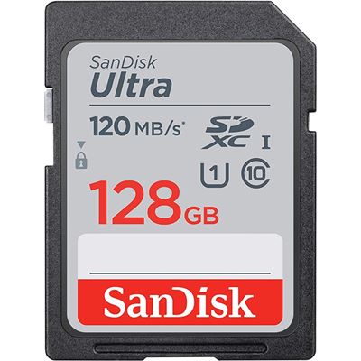 Sandisk ULTRA SDXC 128GB C10 UHS-I 120MB (SDSDUN4-128G-GN6IN)
