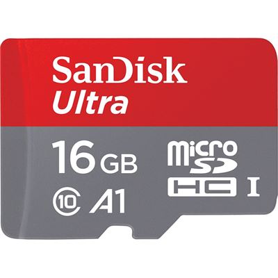 Sandisk ULTRA MICROSDHC SQUAR 16GB C10 A1 UHS-1 (SDSQUAR-016G-GN6MN)