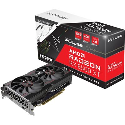 Sapphire PULSE AMD Radeon RX 6500 XT Gaming Graphics (11314-01-20G)