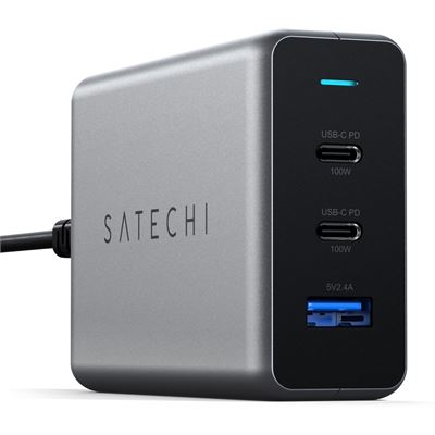 Satechi 100W USB-C PD GaN Compact Charger (ST-TC100GM-AU)