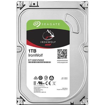 Seagate IRONWOLF 1TB NAS 3.5IN 6Gb/S SATA 64MB (ST1000VN002)