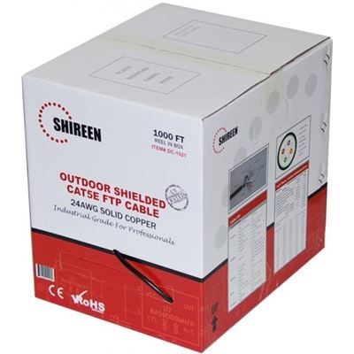 Shireen 305m Outdoor Cat5e FTP Shielded Cable (DC-1021)