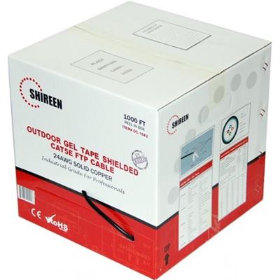 Shireen 305m Outdoor Shielded Cat5e Dry Gel Tape Cable (DC-1042)