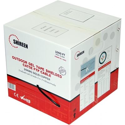 Shireen Outdoor Shielded Cat5e Dry Gel Tape Cable Per meter (DC-1042M)