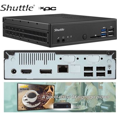Shuttle DH110 SE LGA1151 DDR3L M.2 Slim Barebone PC NO (DH110 SE)