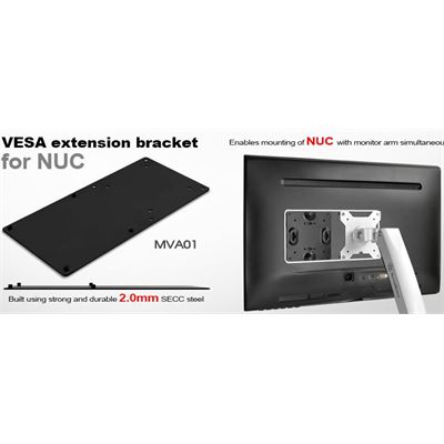 Silverstone MVA01 VESA Extension bracket for NUC (G560MVA01B00010)
