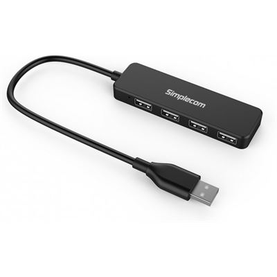 Simplecom CH241 Hi-Speed 4 Port Ultra Compact USB 2.0 Hub (CH241)