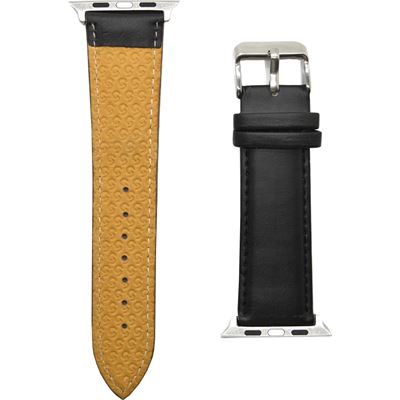 Smaak Urban Genuine Leather Strap for Watch 42mm  (SMKUR-WL-42BK)